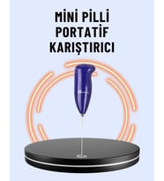 Portatif Kahve Köpürtücü – Latte, Cappuccino, Milkshake Ve Puding Yapıcı