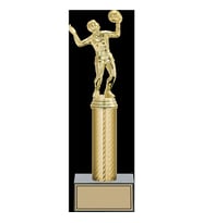 ODAK KUPA - Figürlü Kupalar - Voleybol Kadın Figürlü Kupalar FG-007 A - 31 cm
