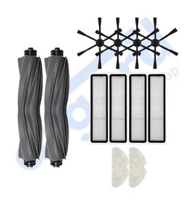 DREAME D10S, D10S PRO, D9 MAX GEN 2 UYUMLU 2 Ana Fırça 4 Yan Fırça 4 Filtre 2 Mop PKT-iasgf0000952