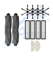 DREAME D10S, D10S PRO, D9 MAX GEN 2 UYUMLU 2 Ana Fırça 4 Yan Fırça 4 Filtre 2 Mop PKT-iasgf0000952