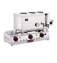 Işıkgaz Silver Doğalgaz + Elektrikli 40 Litre 3 Demlikli Çay Kazanı (Gri)