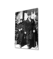 Atatürk Cam Tablo 4mm Dayanıklı Temperli Cam, Atatürk Glass Wall Art (Çok Renkli)