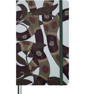 Moleskine Özel Seri Snake Leaves Çizgili Defter L Boy