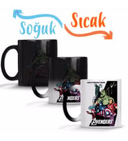 Avengers 2 Sihirli Kupa Bardak Porselen
