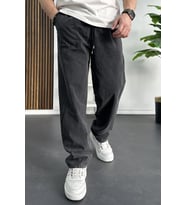 Erkek Baggy Kalıp Pantolon Antrasit Edw130