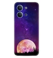 Xiaomi Redmi 15C Kılıf Boutique Baskılı Resimli Mor Ay Pcode -025