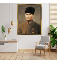 ÇERÇEVELİ ATATÜRK TABLO S785
