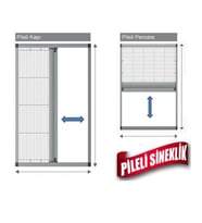 Pileli Sineklik Kapı Sineklik Pilse Sineklik