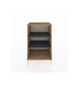 Hyperion Komodin 2 Raflı 60x44x96 Çam-Antrasit