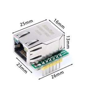 W5500 Mini Ethernet Modül