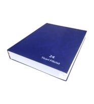 Fihrist Ticari 24'lü 16x23 Lacivert Cilt Bezli 1 Adet Artlantis Ticari Firhist Lacivert 16*23