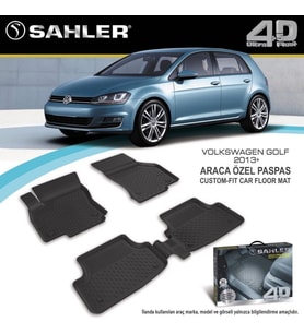 Volkswagen Golf 7 Havuzlu Paspas 4,5D Sahler 2013 Sonrası