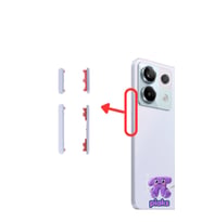 Redmi Note 13 Pro 5G Açma Kapama Ve Yan Ses Tuşu Plastik Düğme 2312DRA50G 2312DRA50C Uyumlu
