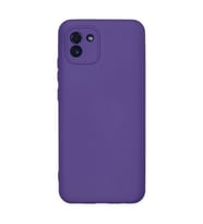 Samsung Galaxy A03 Kılıf Nano İçi Kadife Silikon - Mor