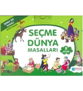 Seçme Dünya Masalları (8 Kitap - Düz Yazılı)