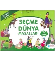 Seçme Dünya Masalları (8 Kitap - Düz Yazılı)
