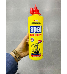 APEL Marin Pur Deniz Tutkalı Ahşap Metal Plastik Yapıştırıcı Sarı