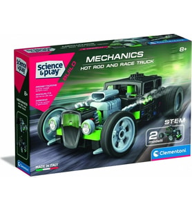 Clementoni 75076TR Mekanik Laboratuvarı - Hot Road ve Race Truck +8 Yaş