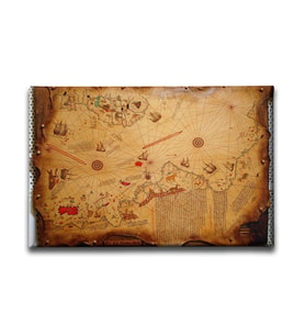 Piri Reis Haritası Canvas Tablo HAY100