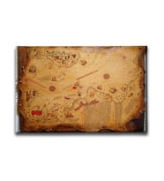 Piri Reis Haritası Canvas Tablo HAY100