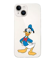 Apple iPhone 14 Plus Uyumlu Kamera Korumalı Tıpalı Kapak Donald Duck Tasarımlı ŞeffafKılıf