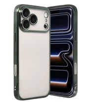 Newface Apple iPhone 17 Pro Razer Lensli Silikon - Yeşil
