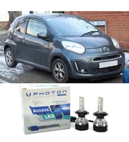 Citroen C1 Uzun + Kısa Far Ampulü H4 Access Yeni Seri Beyaz 2005-2014