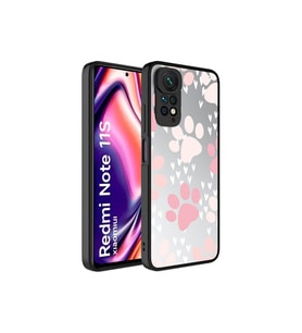 Xiaomi Redmi Note 11 Global Uyumlu Kılıf Aynalı Desenli Kamera Korumalı Parlak Zore Mirror Kapak
