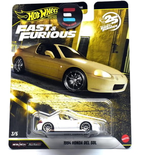 Hot Wheels Hızlı Ve Öfkeli Premium Arabalar 1994 Honda Del Sol 1:64 Ölçekli Metal Toplayıcı Araç Hız