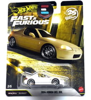 Hot Wheels Hızlı Ve Öfkeli Premium Arabalar 1994 Honda Del Sol 1:64 Ölçekli Metal Toplayıcı Araç Hız