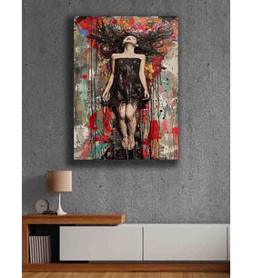 Koç stüdyo Modern tasarım kanvas tablo 50x70 (Çok Renkli)