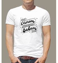 Babalar Günü Canım Babam T shirt (Beyaz)