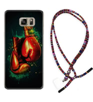 Samsung S7 Edge S20 Fe Plus Ultra S21 S22 Kılıf Boyun Asklı Rasta Silikon Boks Eldiveni 1763