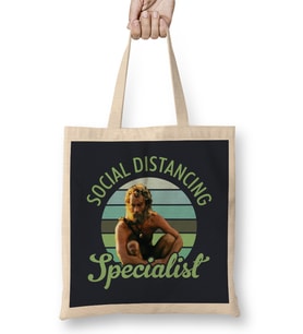 Cast Away Social Distancing Specialist Bez Çanta Uzun Saplı