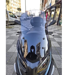 MOTOCAM Piaggio MP3 530 Ön Cam 2023-2026 Model 72cm Füme Renkli 4mm UZUN