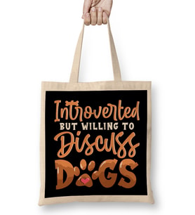 Cute Introverted But Willing To Discuss Dogs Bez Çanta Uzun Saplı