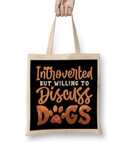 Cute Introverted But Willing To Discuss Dogs Bez Çanta Uzun Saplı