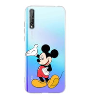 Huawei P Smart s  Kamera korumalı Kapak Mickey Mouse Tasarımlı  Şeffaf Kılıf