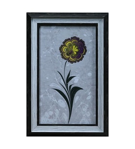 e38 EL İŞÇİLİĞİ YONCA EBRU TABLO - 23*35 CM - 6560