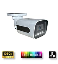 Qromax Gece Renkli Gösteren FullHD 5Mp Lensli 4 Ultra Warm Ledli Güvenlik Kamerasi 784W