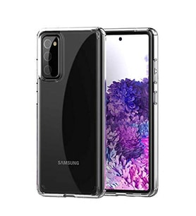 Coverzone Galaxy S20 FE ?le Uyumlu K?l?f Transparan Z-Coss GlassElegance TPU Tam Koruma Arka Kapak ?effaf Renk