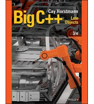 Big C++ Late objects-Wiley (3rd Ed. - 2018) Cay S. Horstmann