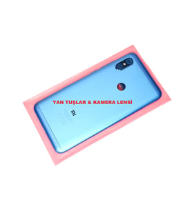 Xiaomi Redmi NOTE 6 Pro Kasa Arka Pil Batarya Kapağı MAVİ