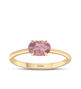 0.55 Karat Morganite Pırlanta Yüzük