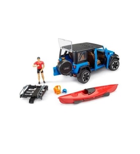 Bruder Jeep Wrangler U. Rubicon, Kano ve Sürücü BR02529