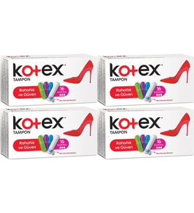 Kotex Tampon Normal 64 Lü Set (4PK*16)