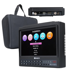 Magbox MG-717S T+ 7 İnç Full HD LCD Ekranlı Görüntülü Uydu Yön Bulucu Cihazı Aleti Uzaktan Kumandalı Türkçe Menü