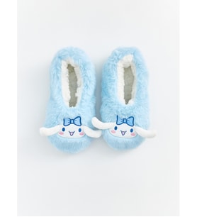 LCW Kids Mavi Hello Kitty Lisanslı Kız Çocuk Ev Çorabı