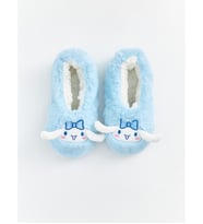 LCW Kids Mavi Hello Kitty Lisanslı Kız Çocuk Ev Çorabı