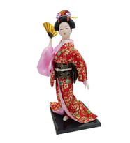 Japon Kimonolu Geyşa Bebek Biblo 30 cm No.23